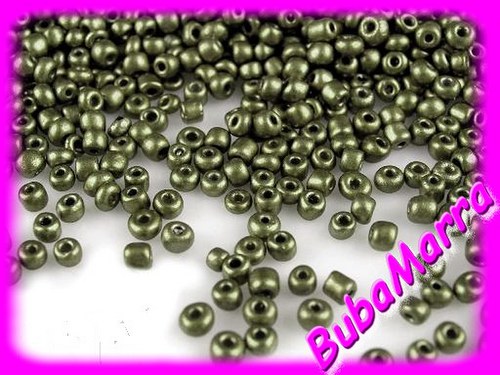 ~ ROKAJL ~ KOVOVĚ ZELENÝ mat ~ 4mm - 20g ~