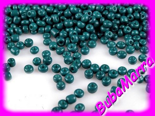 ~ ROKAJL ~ TMAVĚ TYRKYSOVÝ mat ~ 4mm - 20g ~