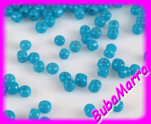 ~ ROKAJL ~ SVĚTLE TYRKYSOVÝ mat ~ 2mm - 20g ~