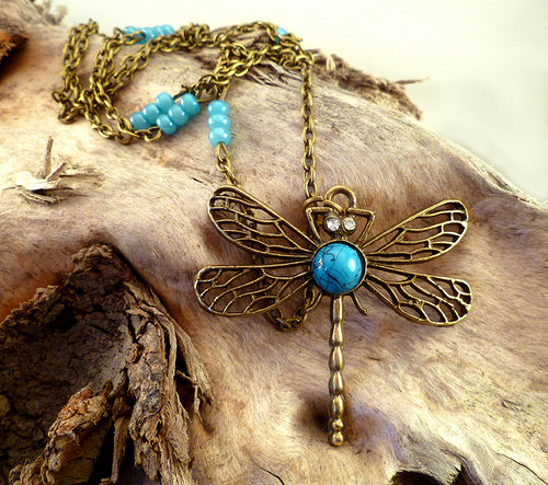 Náhrdelník s vážkou menší — foto 1
