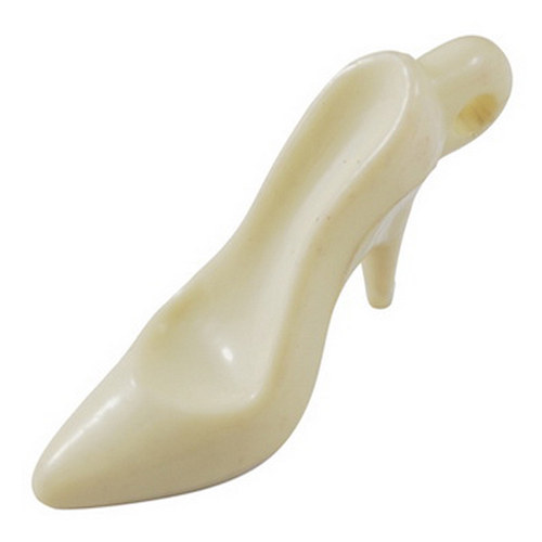 Přívěsek lodičky neprůhl./ béžové/ 35x15mm/ 2ks