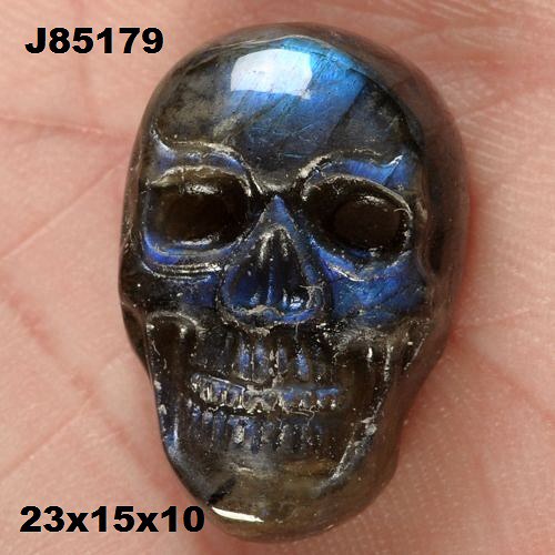 Labradorit- CABOCHON- lebka — foto 1