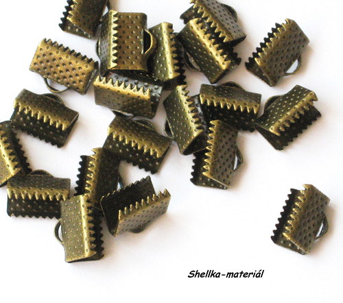 625.Koncovka na stužku/ 10x7mm/ 10kusů