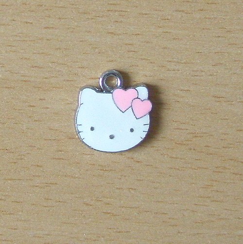 Přívěsek kočička Hello Kitty O 008- obličej — foto 1