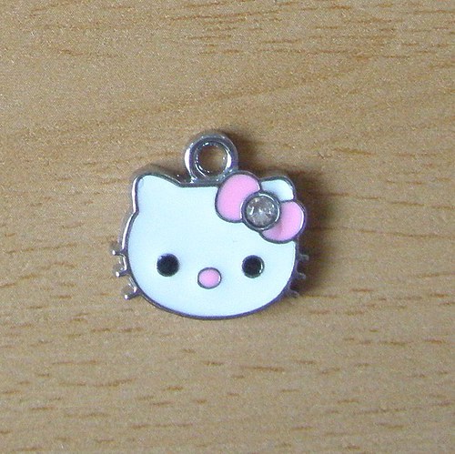 Přívěsek kočička Hello Kitty O 001 - obličej — foto 1