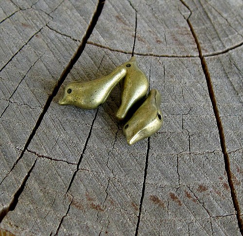 Ptáček (1,5 cm průměr) - 2 ks — foto 1