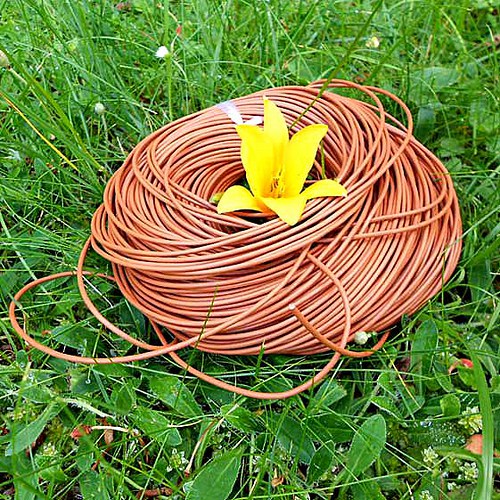 Kulatá Kůže 2mm - 1m - Světle Hnědá — foto 1