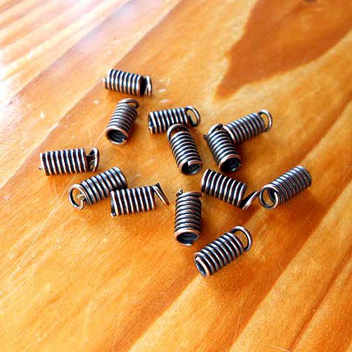 Zamačkávací Koncovka 4mm - 10ks - Měděná