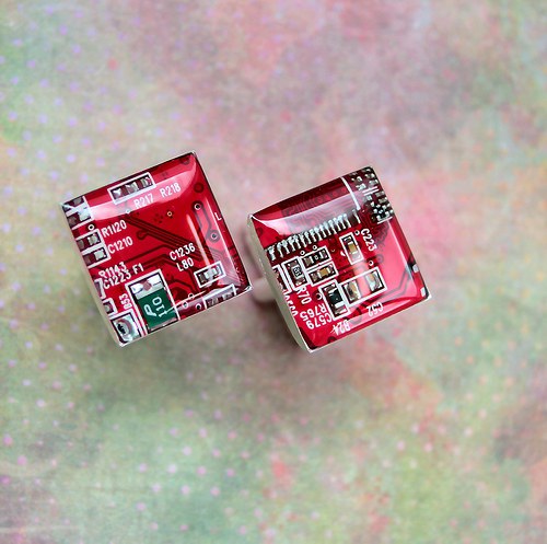 IT manžetové knoflíčky /red/ — foto 1