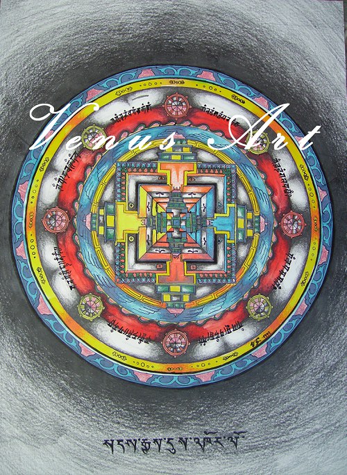 MANDALA - Kálačakra mandala — foto 1