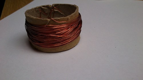 Měděný drát 0,3 mm, délka 6m — foto 1