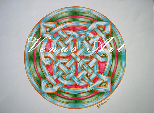 Keltská mandala-nekonečný uzel