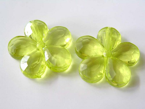 Kytičky transparentní žluté — foto 1