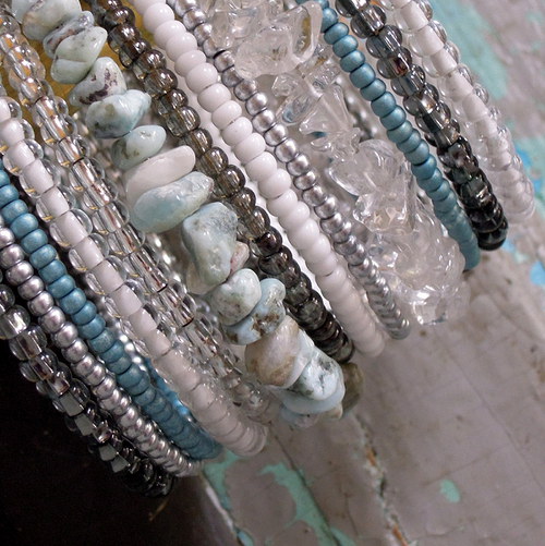 Larimar a křišťál — foto 1