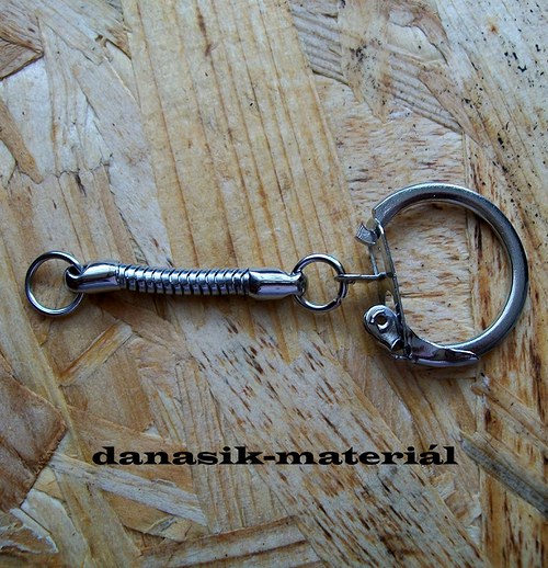 PLATINOVÁ KLÍČENKA - 6 cm — foto 1