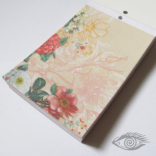 Kreativní papír - 11,4 x 16,5 cm (třpytky)