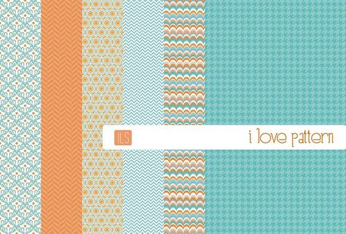 Sada_3x Čtvrtka na sb I love pattern Winter 2011 — foto 1