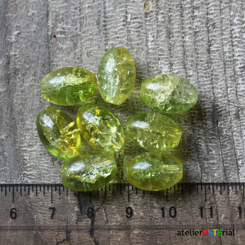 Skleněné korálky - práskačky - 8ks — foto 1
