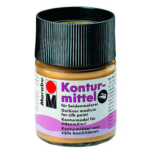 Kontura na hedvábí - různé odstíny, 50ml