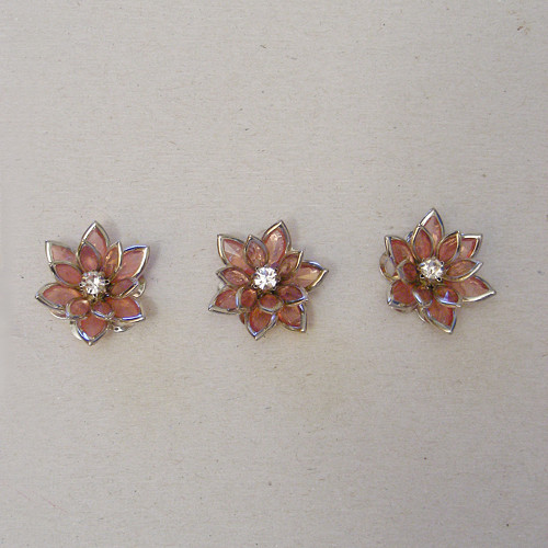 Akrylová kytka astra/ 24x7mm/ růžová sv. č.7/ 1ks