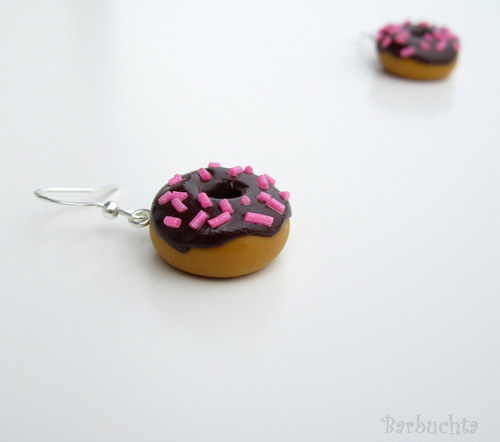 Sladké náušnice -donuty — foto 1
