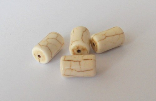 Syntetický tyrkys oválek 10x16mm - 5ks