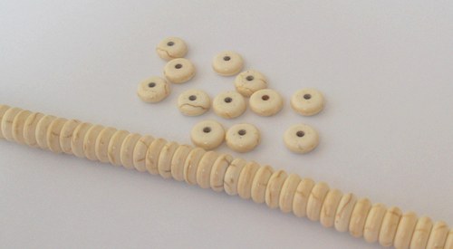 Syntetický tyrkys disk 0,8mm - 20ks — foto 1