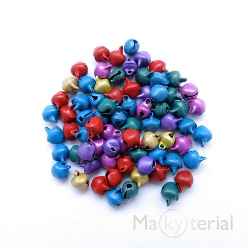 Rolničky mix - 8x10 mm - 100 ks — foto 1