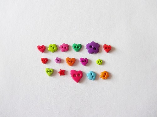 MIX mini knoflíčků - 10 ks — foto 1