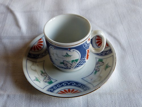 Mini hrneček s podšálkem