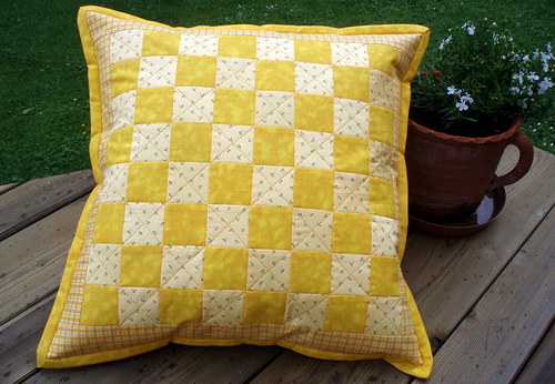 Patchwork polštářek — foto 1