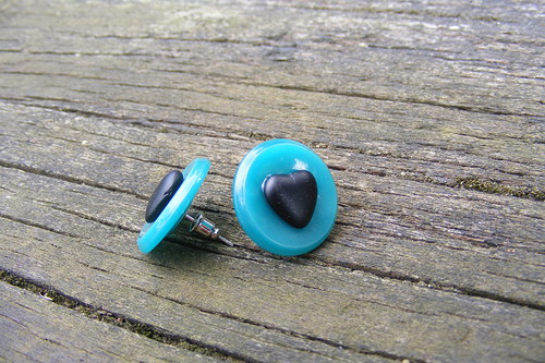 Z půdy - tyrkysové se srdíčkem
