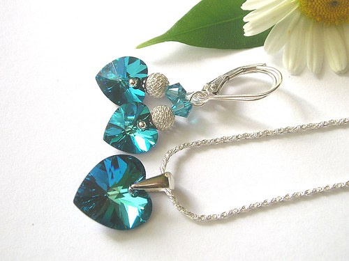 Swarovski sada Bermuda Blue ( stříbro 925 ) — foto 1