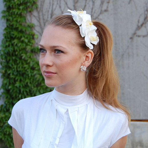 Orchideová princezna ... čelenka — foto 1