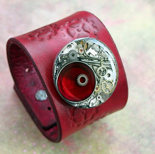 Steampunkový náramek /na přání/ — foto 1