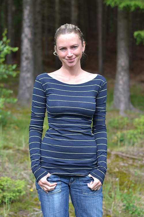 Pruhované tričko — foto 1