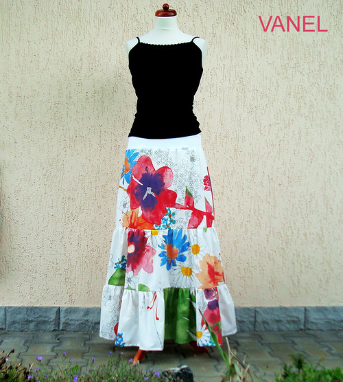 Letní akvarel - sukně — foto 1
