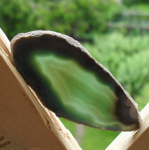 Achátový plátek 55x25x3mm — foto 1