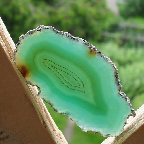 Achátový plátek 57x30x3mm — foto 1