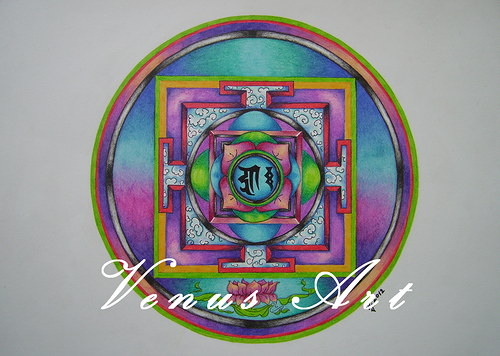 Mandala - Lotosový květ