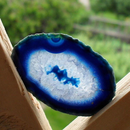 Achátový plátek 43x30x3mm — foto 1