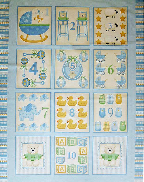Látka pro patchwork z kolekce BABY - PANEL — foto 1