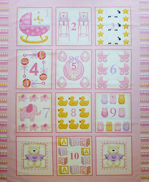 Látka pro patchwork z kolekce BABY - PANEL — foto 1