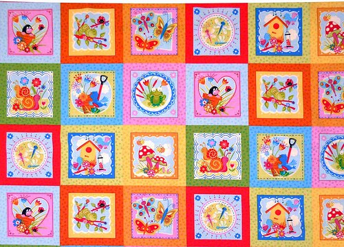 Látka pro patchwork - OKNA - dětské — foto 1