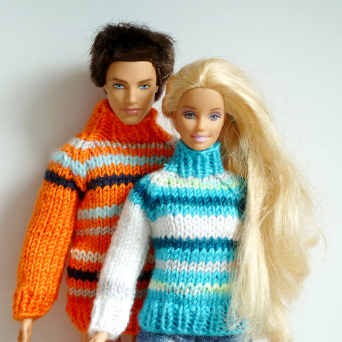 TURQUOISE svetr pro Barbie — foto 1