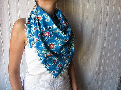SLEVA-Námořnický šátek / Sailor scarf — foto 1
