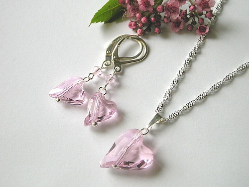 Swarovski sada divoké srdce Light Rose.. — foto 1