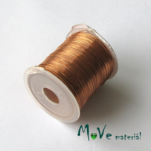 Drátek 0,3mm, návin 10m měděný — foto 1