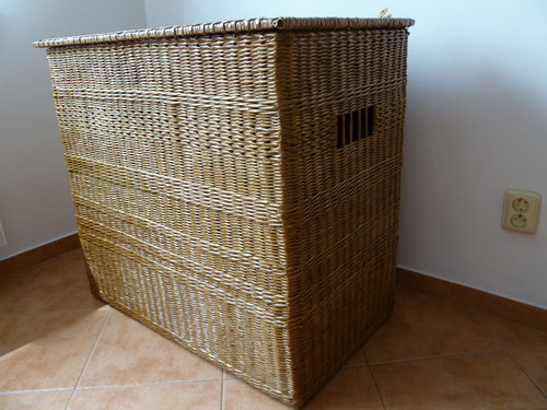 Koš s víkem - 80x45/75 cm