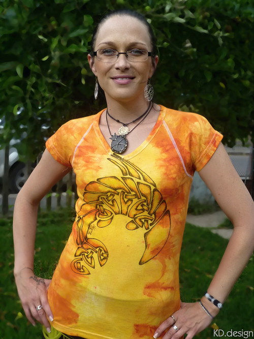 Oranžová ryba dámská — foto 1